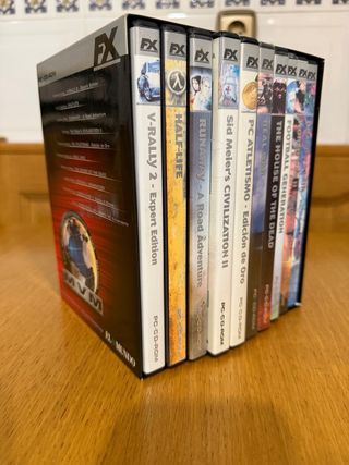 Colección 10 juegos PC FX