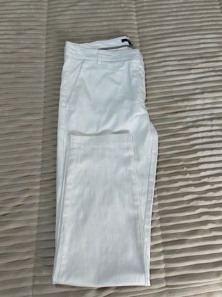 Lote 2 pantalones de vestir rectos mujer T40