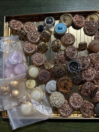 Lote botones antiguos varios