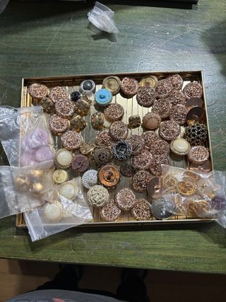 Lote botones antiguos varios