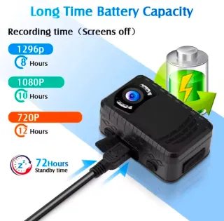 Cámara corporal Boblov N9 Full HD 1296P