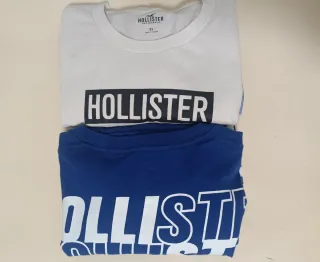 Lote 2 Camisetas Hollister Manga Larga XS