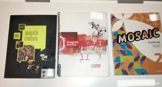 Libros de texto 1°, 2°  y 3 de la ESO