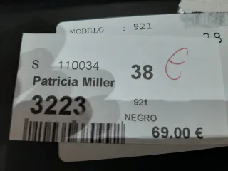 Zapatos Patricia Miller Negros