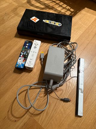Consola Nintendo Wii Negra + 2 Mandos
