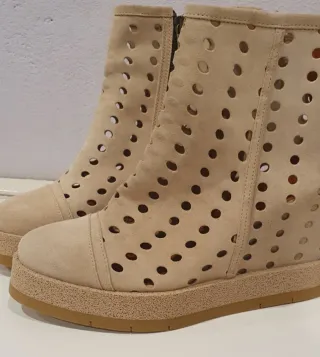 Botines Belle Vie Piel Beige