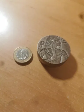 Moneda Tutankamon Plata 999 5 Onzas