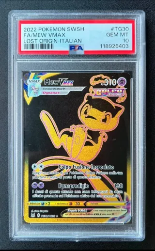 Mew VMAX TG30 PSA 10 origine perduta Ita