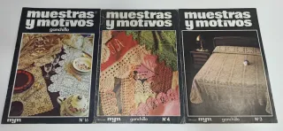 Lote 3 revistas Muestras y Motivos