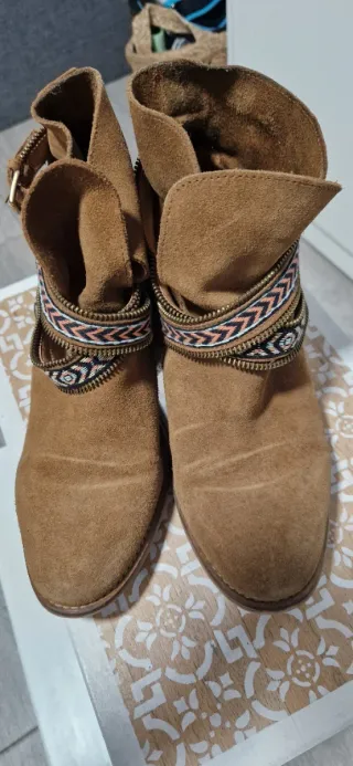 Botines Stradivarius Piel Talla 39