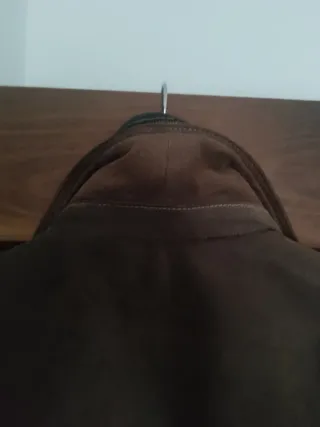 Cazadora de piel DONAR marrón