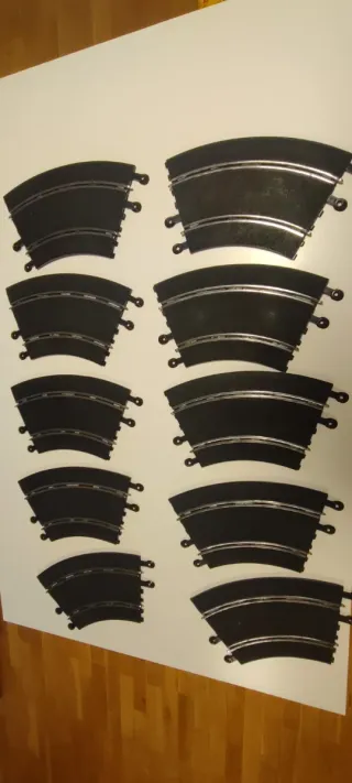 Scalextric 10 curvas  Ninco Slot