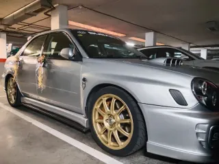 Llantas Subaru Prodrive Doradas