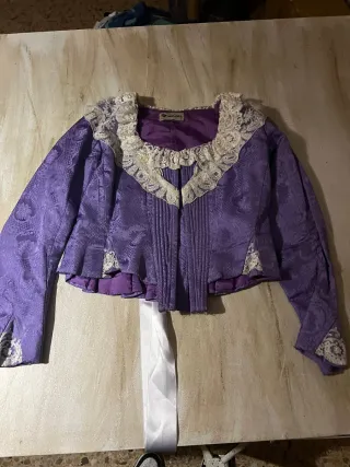 Corpiño de fallera Tepal morado