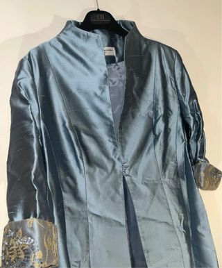 Capa Franc Sarabia Azul y Dorado