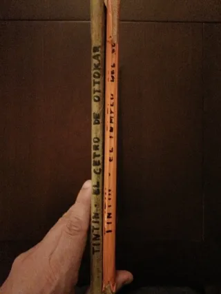 Tintín lomo de tela