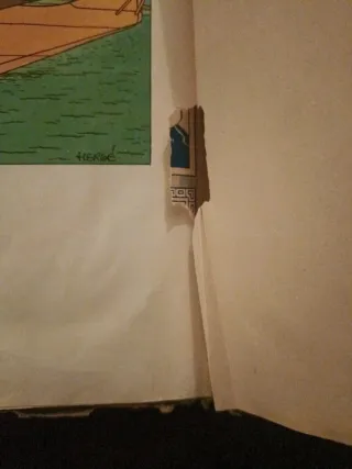 Tintín lomo de tela