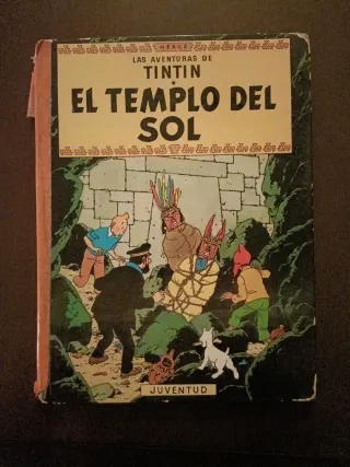 Tintín lomo de tela