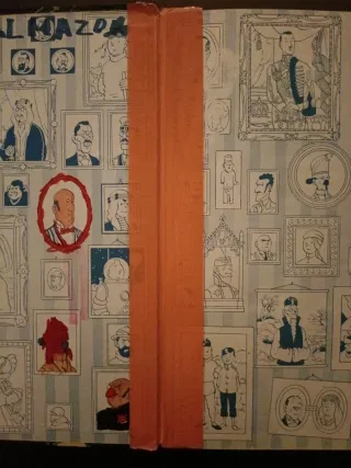 Tintín lomo de tela