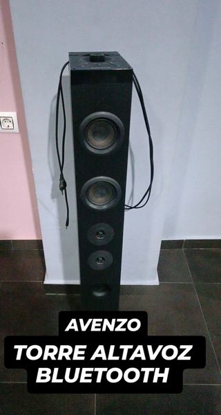 Torre Altavoz Bluetooth Avenzo Negra