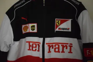 Chaqueta Ferrari F1 Negra Roja Blanca