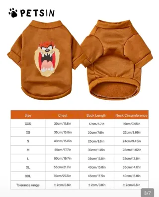 Ropa perro Looney Tunes y arnés con correa