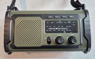 Radio Emergencia 20000mAh, Linterna y Bluetooth