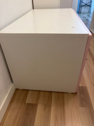 Baúl infantil Ikea rosa