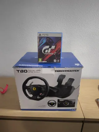 Volante Thrustmaster T80 Ferrari GT7 + gt 7 Ps5