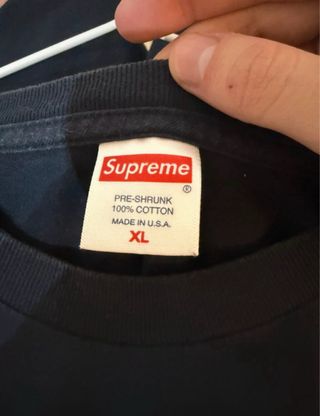 Camiseta Supreme Bible Tee Negra