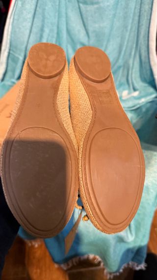 Manoletinas Corina Doradas Talla 38 Nuevas