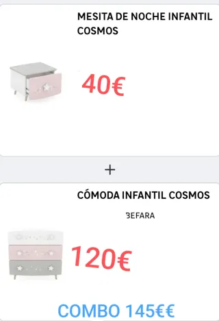 OFERTA €240 Dormitorio Infantil Completo