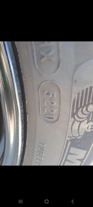 Llantas Mercedes con neumáticos Michelin 205/55R17