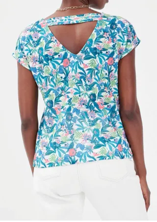 Camiseta Cache Cache floral mujer verano