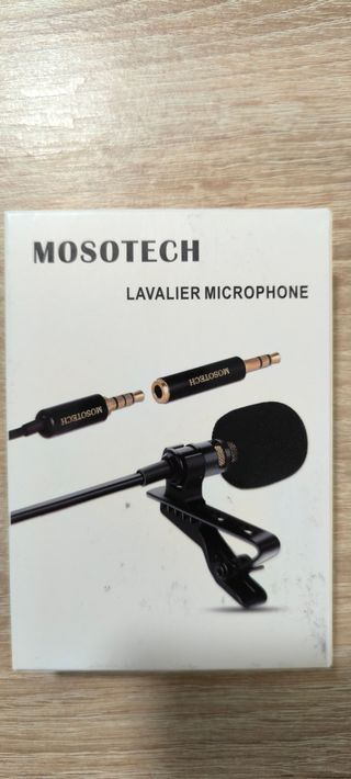 Micrófono Lavalier Mosotech Negro