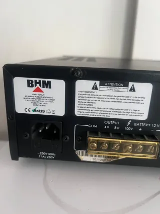 Amplificador Negro