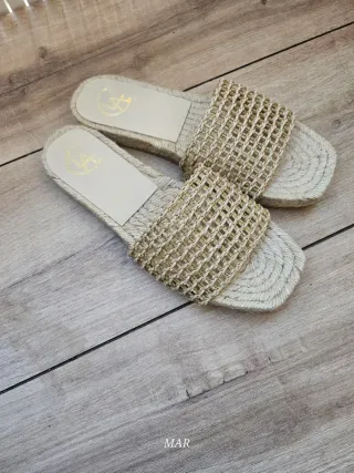Sandalias Yute Claudia Beige