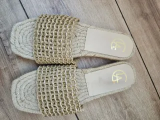Sandalias Yute Claudia Beige