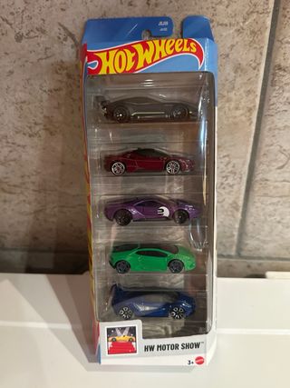 Set 5 macchinine Hot Wheels - Nuovo