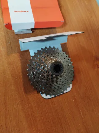 Casete SUNRACE 9 piñones11/34T.NUEVO.
