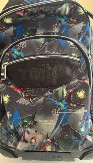 Mochila escolar TOTTO con ruedas