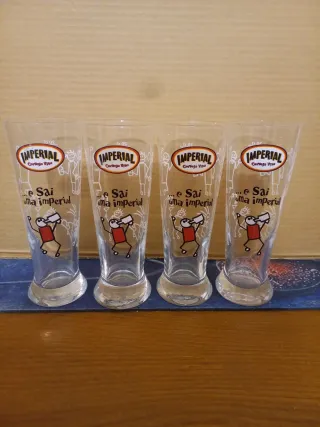 4 Copos Cerveja Imperial Sai uma. Imperial  Todos