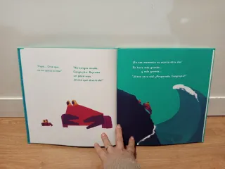 Libro infantil  No Tengas Miedo, Cangrejita