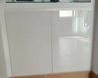 6 Puertas Cristal Blanco. Precio individual.