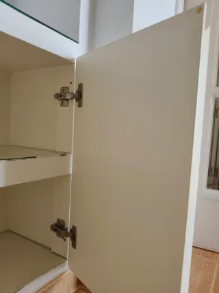 6 Puertas Cristal Blanco. Precio individual.