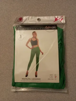 Leggings Carnavalyfe Talla L/XL Verdes