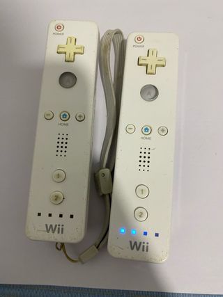 Mandos Wii y Nunchuk blancos