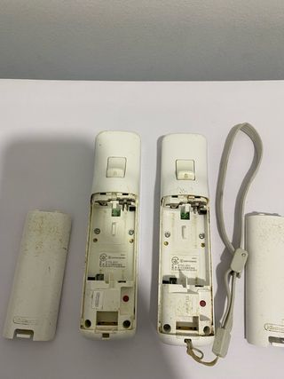 Mandos Wii y Nunchuk blancos