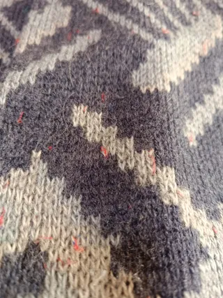 Cardigan uomo fantasia geometrica