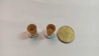 Creme ets in miniatura con cucchiaio